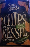 Chips im Kessel geröstet