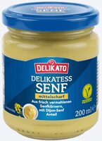ALDI DELIKATO Delikatess Senf Mittelscharf 200ml