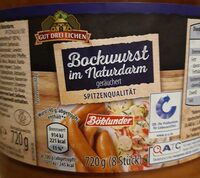Bockwurst in Naturdarm