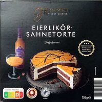 Eierlikör-Sahnetorte, tiefgefroren