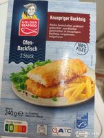Ofenbackfisch, knuspriger Backteig
