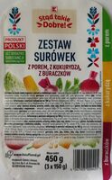 Zestaw Surówek z porem, z kukurydzą, z buraczków