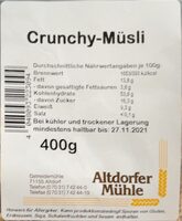 Crunchy Müsli