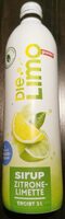 Die Limo Sirup Zitrone-Limette