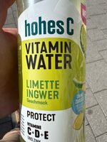 Vitamin water Protect Ingwer Limette