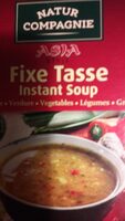 Fixe tasse - Soupe de légumes