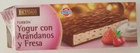 Turrón yogur con arándanos y fresa