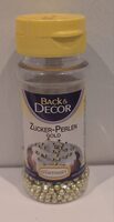 Zucker-Perlen Gold