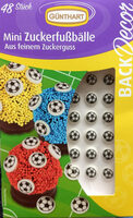 Mini Zuckerfußbälle