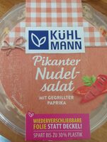 Pikanter Nudelsalat mit gegrillter Paprika
