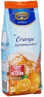 Orange Getränkepulver