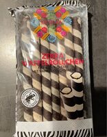 Zebra Waffelröllchen