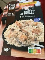 Risotto au poulet et aux champignons