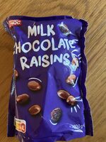 Milk chocolate raisins