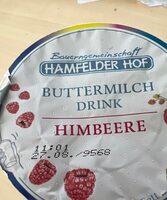 Buttermilch Drink himbeere