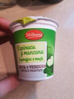 Espinaca y manzana
