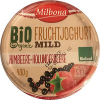 Bio Fruchtjoghurt mild Himbeere-Holunderbeere