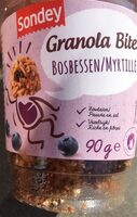 Granola bites / myrtilles