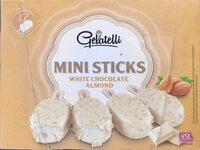 Mini Sticks White Chocolate Almond