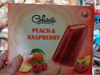 Peach & Raspberry Popsicle