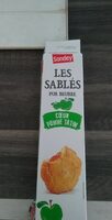 Les sablés pur beurre cœur pomme tatin