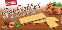 Gaufrettes chocolat & noisettes