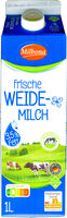 Frische Weidemilch 3,5 % Fett