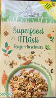 Superfood Müsli Haselnuss-Feige