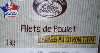 Filets de poulet marinés au citron thym