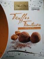 Truffles fantaisie saveur caramel aux éclats de caramel