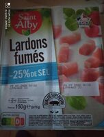 Lardons fumés - 25% de sel