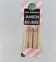 Club sandwich jambon beurre