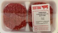 Hamburger di bovino adulto scottona