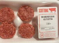 Mini hamburgher di bovino adulto scottona