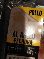 Pechuga Pollo al ajillo