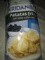 Eridanous patatas fritas sabor oliva negra