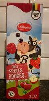 Boisson lactée goût fruits rouges