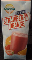 Ice cold strawberry orange