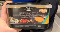 Indonesian style chickpea and coconut soup