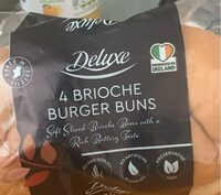 4 brioche burger buns
