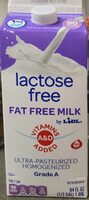 Lactose free milk by lidl