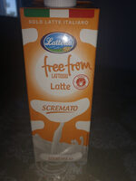 Senza lattosio latte scremato uht a lunga conservazione