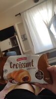 Croissant with hazelnut filling