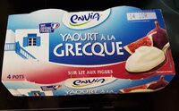 Yaourt à la grecque sur lit aux figues