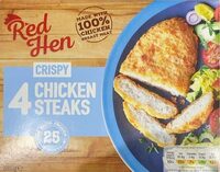 4 chicken steaks