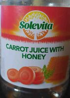 Carrot juice with honey