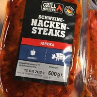 Côtelettes de porc Nackensteaks