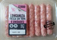 Longaniza fresca sin tripa