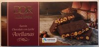 Turrón chocolate con leche avellanas