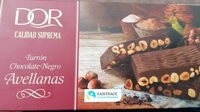 Turrón chocolate negro avellanas